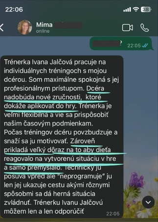 Správa od: Mima